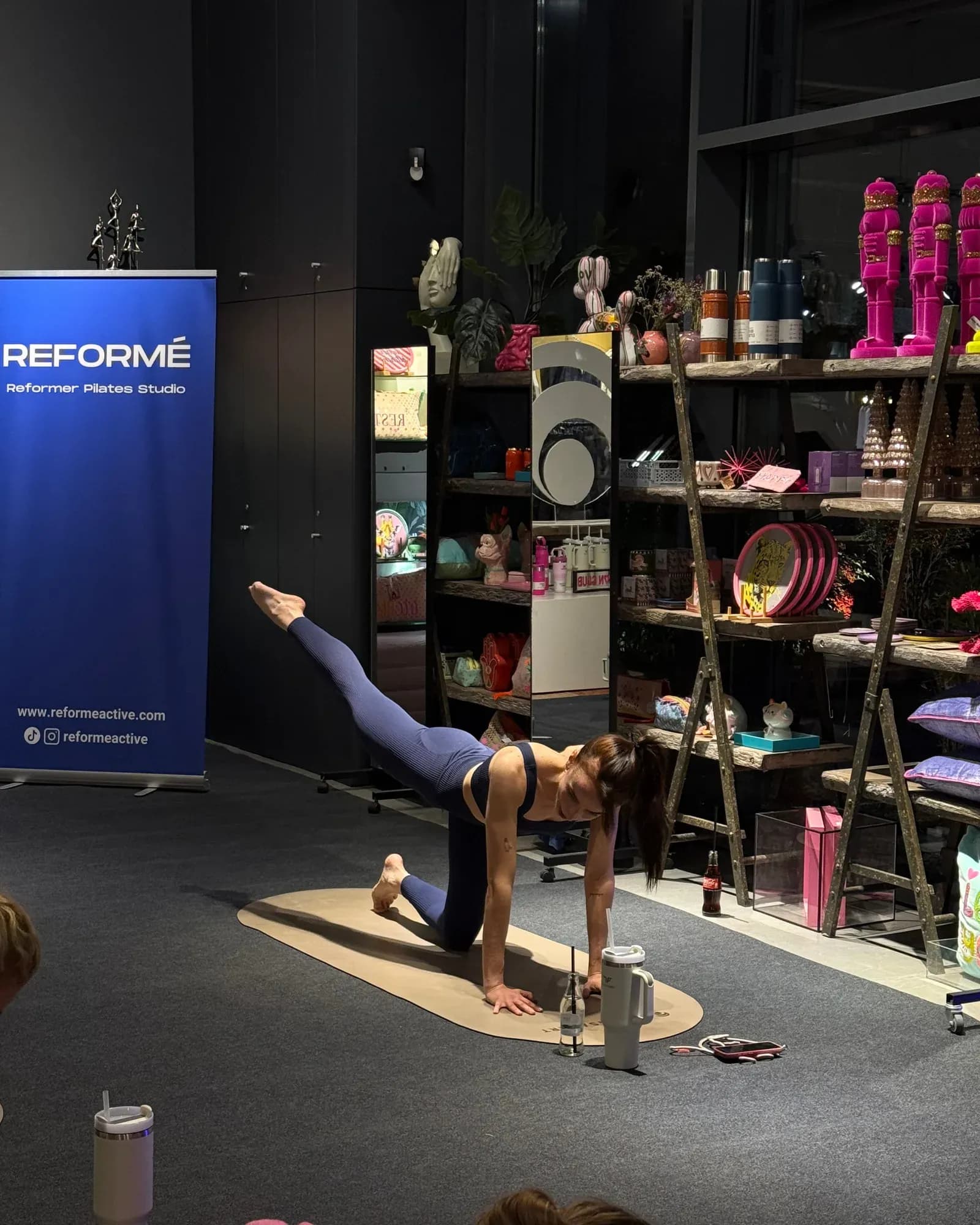 REFORMÉ-Pilates-Session bei der Ladies Night in der Trendfabrik